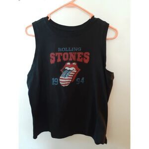 Rolling Stones 1994 concert tour sleeveless tank top Life clothing co. t-shirt L